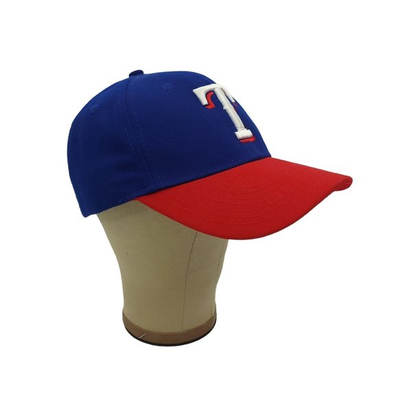 New Era Fits Texas Rangers MLB Baseball Strapback Cap Trucker Blue Red Hat - Picture 2 of 12